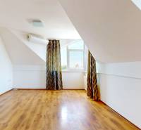 2iz byt v novostavbe s parkovaním | Podunajské Biskupice | 57m2 - Podkrovná izba so šikmým stropom a podlahou s dreveným dekorom v 2-izbovom byte.