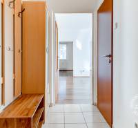  NEZARIADENÝ 3-izb.byt, 11m2 LODŽIA, BA IV., Červeňákova - Chodba v 3-izbovom byte s vešiakom a podlahou s dreveným dekorom.