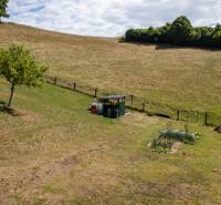 Predaj pozemok Banská Belá - Kopcovitý terén v Banskej Belej určený na pozemky - bývanie s mladými stromami a záhradou.