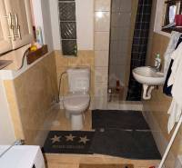 Exkluzívne: Pekná chalupa v obci Lipovec - Kúpeľňa v rodinnom dome s WC, sprchovým kútom a práčkou.