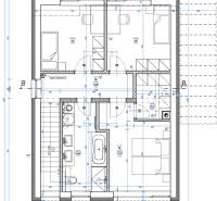 REZERVÁCIA _4-izb.rodinný dom na Okružnej ul.-Senec - Plán zobrazuje dispozíciu druhého podlažia rodinného domu na ulici Okružná.