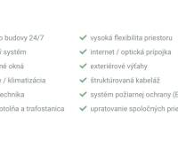 Reprezentatívne kancelárske priestory 121m2, Zochova ul., Staré Mest - Služby kancelárií zahŕňajú prístup 24/7, kamerový systém, klimatizáciu a internetové pripojenie.