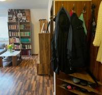 ÚTULNÝ 2 IZBOVÝ BYT - SILVANIUM  - V 2-izbovom byte sú drevené podlahy, vešiaková stena a knižnica plná kníh.