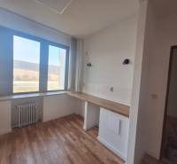 Priestor pre služby na prenájom,  36 m2, Tulska ul., Zvolen - Západ - Obchodné priestory s podlahou s dreveným dekorom a veľkým oknom.