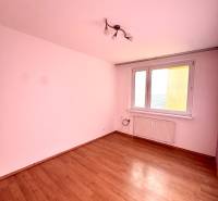 Zrekonštruovaný 3i byt na začiatku Petržalky, električka, les, výhľady - Izba v 3-izbovom byte s podlahou s dreveným dekorom a stropným osvetlením.