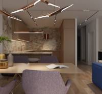 NA PREDAJ ‼️POSLEDNÉ 2 ‼️- 4 izbové radové domy v Ivánke pri Nitre - Interiér rodinného domu s jedálenským stolom a kuchyňou na ulici Gergeľova.