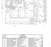 Na predaj 8 izbový rod. dom v lukratívnej časti - Rača - Pôdorys prízemia na ulici Popolná zobrazuje rodinný dom so štruktúrou miestností.