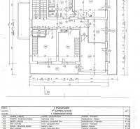Na predaj 8 izbový rod. dom v lukratívnej časti - Rača - Pôdorys poschodia rodinného domu na ulici Popolná s miestnosťami a rozmermi.