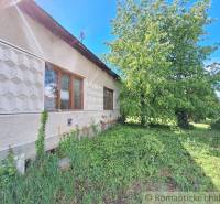 Pôvodný domček v obci Nová Vieska - Rodinný dom v Nových Zámkoch obklopený zeleňou a stromom.