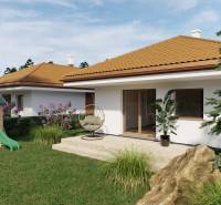 Nová výstavba posledná  4iz. Novostavba Veselé pri Piešťanoch - Rodinný dom vo Veselom, Veselá ulica, s detským ihriskom, terasou a zeleňou.