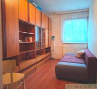 Veľkorysý 10-árový pozemok, slnečná nehnuteľnosť, priestranné bývanie  - Izba s pohovkou, skriňami a podlahou s dreveným dekorom v rodinnom dome.