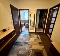 3 izbový byt  Topoľčany blízko centra - Vstupná hala 3-izbového bytu s podlahou s dreveným dekorom a koberec.