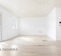 Na predaj 3-izb. byt so záhradou, Dunajská Streda - Priestranná izba s podlahou s dreveným dekorom a veľkými oknami v 3-izbovom byte.