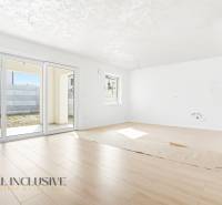 Na predaj 3-izb. byt so záhradou, Dunajská Streda - Svetlý obývací priestor v 3-izbovom byte s podlahou s dreveným dekorom.