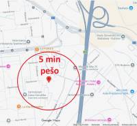 Parkovacie státie v Ružinove – pri Gymnáziu I. Horvátha a električke - Mapa, na ktorej je peší okruh v Bratislave - Ružinove na ulici Exnárova.