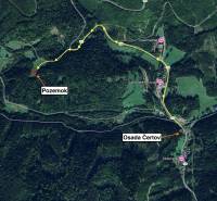 Lazy pod Makytou – Rekreačný pozemok na chatku / mobilný domček - Mapa poľnohospodárskych a lesných pozemkov v okolí Lazy pod Makytou.