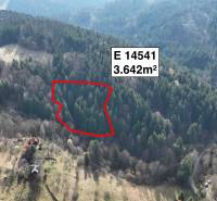 Lazy pod Makytou – Lesný pozemok - Letecký pohľad na poľnohospodárske a lesné pozemky v Lazoch pod Makytou, oramované lesmi.