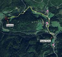 Lazy pod Makytou – Lesný pozemok - Letecký pohľad na poľnohospodárske a lesné pozemky v Lazoch pod Makytou.