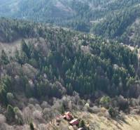 Lazy pod Makytou – Lesný pozemok - Letecký pohľad na Poľnohospodárske a lesné pozemky v okolí Lazy pod Makytou.