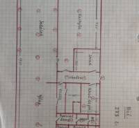  Podnikateľská príležitosť v obci Búč . - Pôdorys gastro priestorov v Búči s kuchyňou, skladom a jedálňou.
