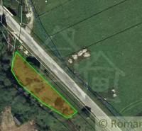 Slnečný pozemok pre vašu chatu v srdci Pienin – Havka - Letecký pohľad na pozemky - bývanie v Havke pri hlavnej ceste.