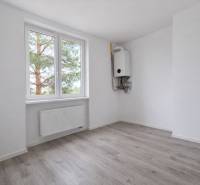 NOVÁ KOMPLET. REK., 3–IZB. BYT, PIVNICA, BALKÓN, DUKELSKÁ, BERNOLÁKOVO - Izba v 3-izbovom byte s podlahou s dreveným dekorom a radiátorom.