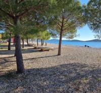 CHORVÁTSKO - Apartmány 40 m od mora vo výstavbe - SRIMA, VODICE - Kamienková pláž pri mori, lemovaná stromami, ponúka príjemný oddych v prírode.