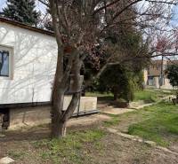 Na predaj 2 izbový murovaný domček, Bratislava, Záhorská Bystrica - Rodinný dom na Podkerepušky v Záhorská Bystrica, obklopený stromami a zeleným trávnikom.