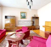 Predaj, rodinný dom Poltár - EXKLUZÍVNE HALO REALITY - Obývacia izba v rodinnom dome s kobercovým vzorom a podlahou s dreveným dekorom.