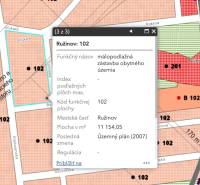 Exkluzívny stavebný pozemok so stavbou Ružinov Prievoz 760 m²  - Mapa územného plánu Bratislava - Ružinov, Varínska, zobrazujúca malopodlažnú zástavbu obytného územia.