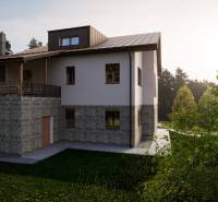 Rodinné sídlo s pozemokom 7919m2 | Jedľové Kostoľany - Rodinný dom v Jedľových Kostoľanoch na ulici Jedľové Kostoľaný obklopený zeleňou a stromami.