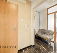 Na predaj 4-izb. byt s loggiou , Dunajská Streda - Vstupná hala v 4-izbovom byte so sedačkou a tmavou podlahou s dreveným dekorom.