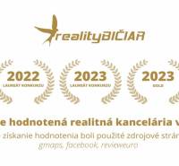 EXKLUZÍVNE: Celé podlažie v centre Piešťan s projektom apartmánov - Grafika zobrazuje ocenenia realitnej kancelárie na ulici Saleziánska v Trnave.