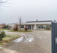 I PREDAJ moderná vila s bazénom a veľkým pozemkom - Vila na ulici Nagy Lajos király v Mosonmagyaróvári, prístupová cesta a brána.