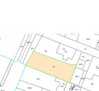 Pozemok v obci Koniarovce v slepej uličke - Mapa znázorňuje pozemok označený číslom 493, ideálny pre bývanie.