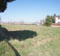 Pozemok v obci Koniarovce v slepej uličke - Na obrázku je pole vedľa domu, vhodné na bývanie a pozemky.