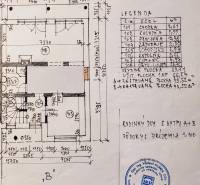 5-izb. dvojpodlažný rodinný dom, Rovinka - Pôdorys prízemia rodinného domu s rozmermi a legendou miestností.