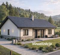 Stavebný pozemok v obci Makov, 864 m² + projekt rodinného domu - Rodinný dom obklopený zeleňou a horami, ideálny pre bývanie v Makove.