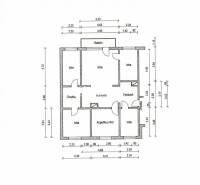 Na predaj veľký 5 izbový byt s balkón na sidl. III v Humennom - Pôdorys 5 a viac izbového bytu s balkónom a kúpeľňou.