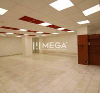 PRENÁJOM obchodného priestoru v OD LABOREC v meste Humenné - Obchodné priestory s dlažbou, otvoreným priestorom a zníženým stropom.