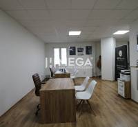 NA PRENÁJOM - obchodný priestor v OD Laborec, pešia zóna mesta Humenné - Obchodné priestory s podlahou s dreveným dekorom, kancelársky nábytok a vybavenie.