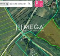 ZNÍŽENIE CENY-PREDAJ VEĽKÉHO POZEMKU (7.048 m2) v  obci Tovarnianska P - Katastrálna mapa v oblasti Tovarnianskej Polianky, zameraná na Pozemky - bývanie.