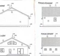 VÝRAZNÁ ZĽAVA rozostavaná stavba, Sokoľany - Košice okolie - Projekty pohľadov rodinného domu v Sokoľanoch. Členenie na severný, východný, južný a západný pohľad.