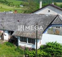 EXKLUZÍVNE NA PREDAJ: Rozsiahly pozemok, Ondavské Matiašovce - Starší dom s povalenou strechou a dekorom jeleňa v Ondavských Matiašovciach, pozemky - bývanie.