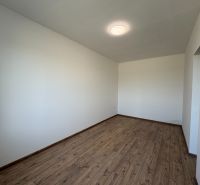 PREDAJ: Rodinný dom po rekonštrukcii /700 m2 pozemok/ Zemianska Olča - Izba s bielymi stenami a podlahou s dreveným dekorom v rodinnom dome.