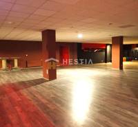 Veľký komerčný priestor 292 m2 priamo v centre mesta - Veľký otvorený priestor s drevenými podlahami a stĺpmi vhodný na obchodné priestory.