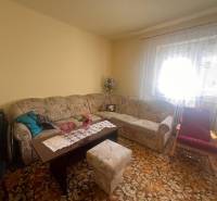 ☎️    0918 846 340    Rodinný dom okamžite obývateľný. - Obývačka s kvetinovým kobercom a pohovkou v Rodinnom dome.