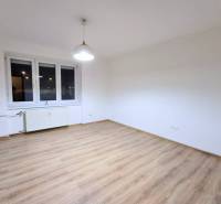 ☎️   0918 846 340           Byt v centre mesta na Jesenského ulici. - Svetlá izba s podlahou s dreveným dekorom a veľkým oknom v 1-izbovom byte.