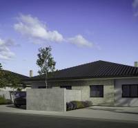 4izbový rodinný dom - Horná Potôň - Rodinný dom na Dlhej ulici v Hornej Potôni so záhradou a autom pri vstupe.