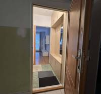 REZERVOVANÉ  ☎️ 0918/197 701 Na prenájom garsónka blízkosti centra mes - Chodba so skrinkami a podlahou s dreveným dekorom v rekreačnom apartmáne.